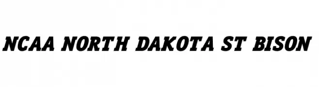 NCAA North Dakota St Bison  Descarca Fonturi Gratis