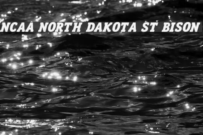 NCAA North Dakota St Bison Font examples