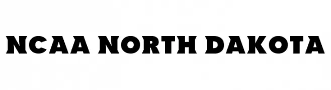 NCAA North Dakota  免费字体下载