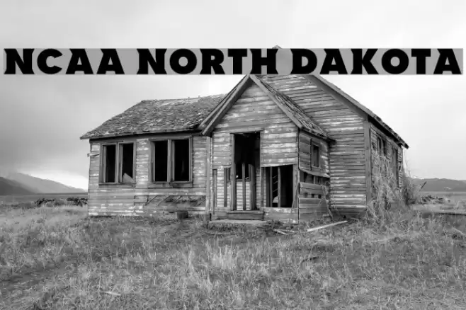 NCAA North Dakota Font examples