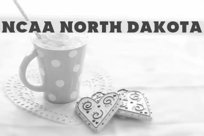 NCAA North Dakota Font examples