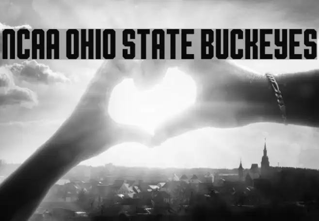 NCAA Ohio State Buckeyes Font examples