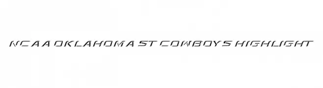 NCAA Oklahoma St Cowboys Highlight  لخطوط تنزيل