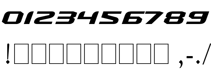 NCAA Oklahoma St Cowboys フォント その他の文字
