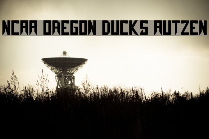 NCAA Oregon Ducks Autzen Font examples