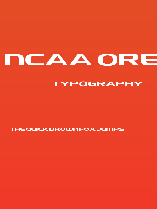 NCAA Oregon Ducks Poster