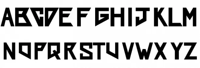 NCAA PAC-12 Font LOWERCASE
