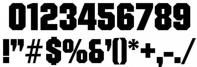NCAA Purdue Boilermakers Font Alte caractere