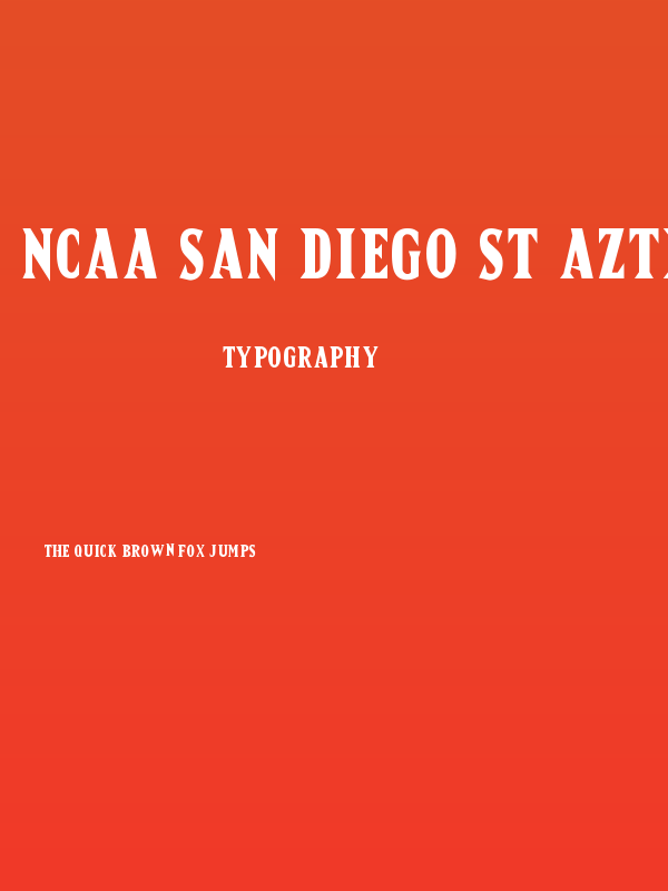 NCAA San Diego St Aztecs Poster