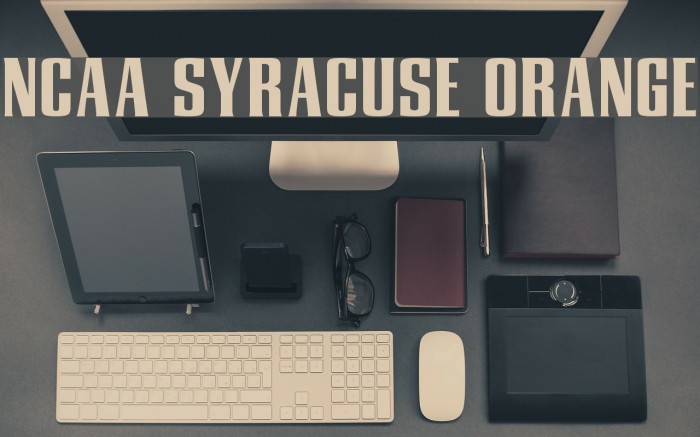 NCAA Syracuse Orange Font examples