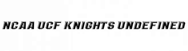 NCAA UCF Knights Undefined  フリーフォントのダウンロード