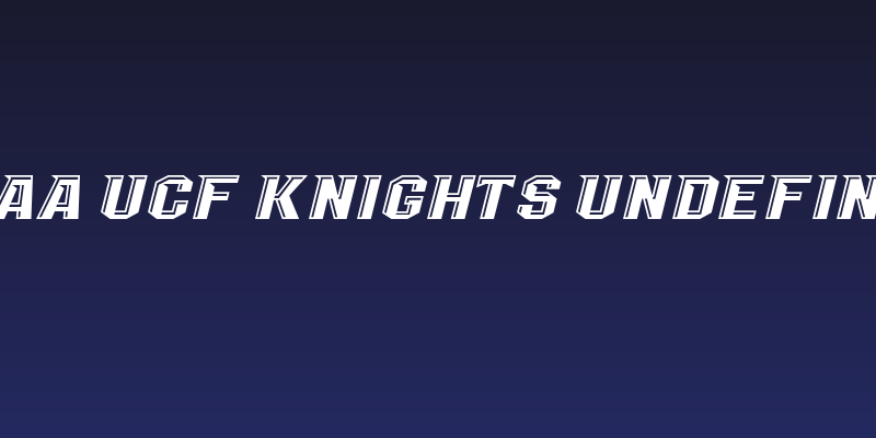 NCAA UCF Knights Undefined Social Header