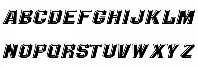 NCAA UCF Knights Undefined Font LOWERCASE