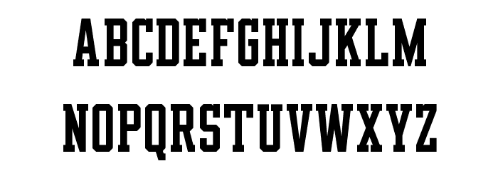 NCAA UCLA Bruins 2017 Condensed Font LOWERCASE