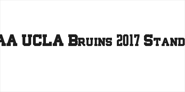 NCAA UCLA Bruins 2017 Standard Logo