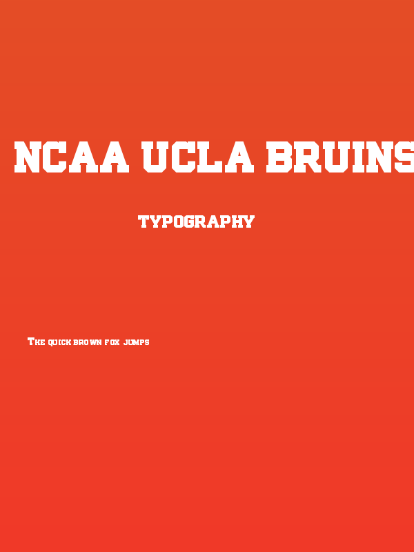 NCAA UCLA Bruins 2017 Standard Poster