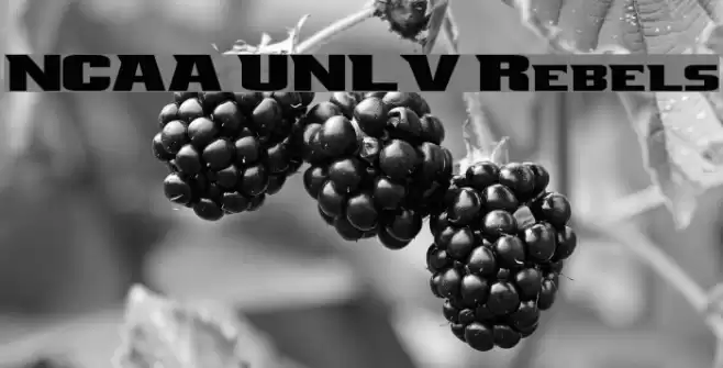 NCAA UNLV Rebels Font examples