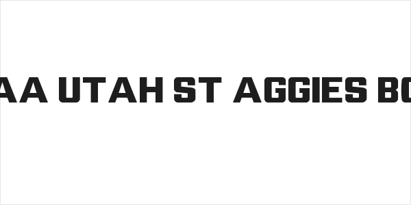 NCAA Utah St Aggies Bold Logo
