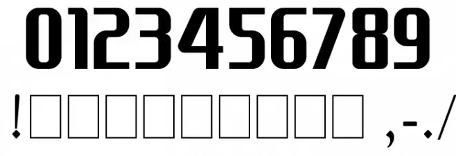 NCAA Washington Huskies Font OTHER CHARS