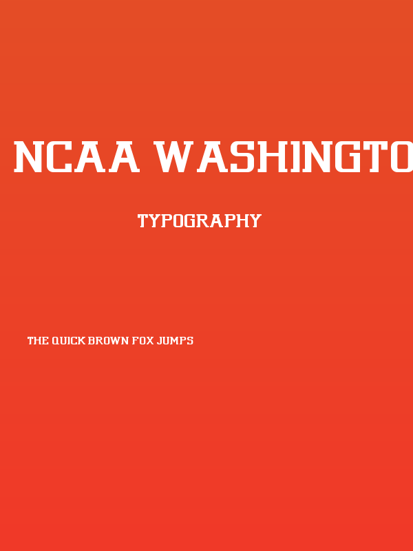NCAA Washington Huskies Poster