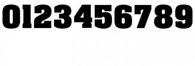 NCAA Wisconsin Badger Bold Font OTHER CHARS