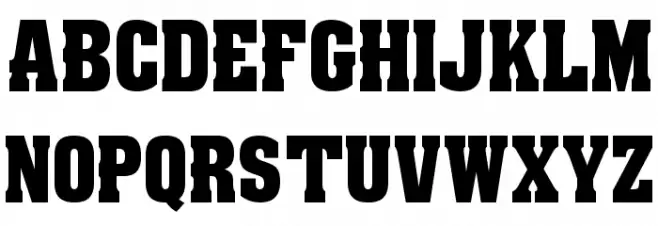 NCAA Wisconsin Badgers 2016 Schriftart Groß