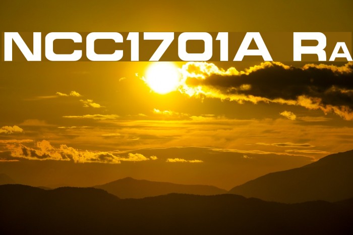 NCC1701A Regular Font examples