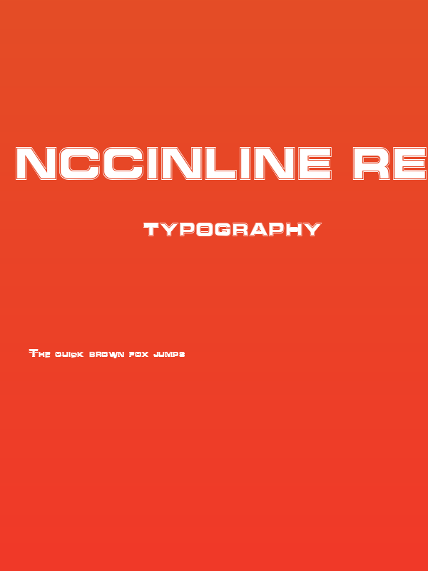 NCCINLINE Regular Poster