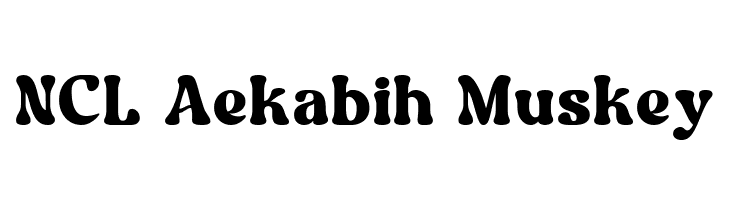NCL Aekabih Muskey  免费字体下载