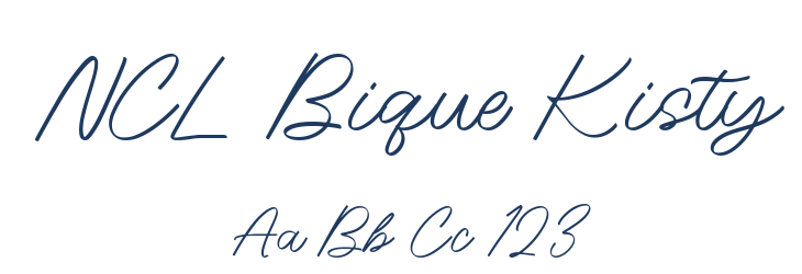NCL Bique Kisty Font Preview