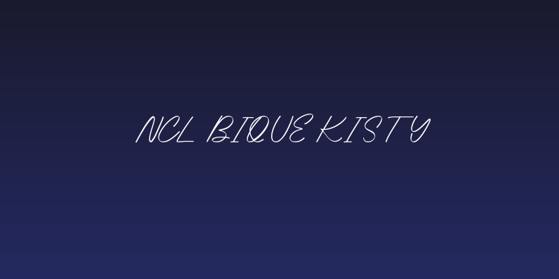 NCL Bique Kisty Social Header