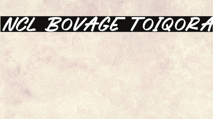 NCL Bovage Toiqora Example 2