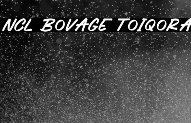 NCL Bovage Toiqora 字体 examples