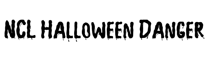 NCL Halloween Danger  नि: शुल्क फ़ॉन्ट्स डाउनलोड