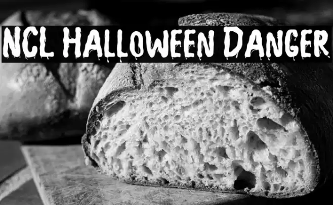 NCL Halloween Danger Шрифта examples