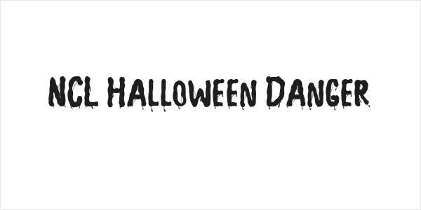 NCL Halloween Danger Logo