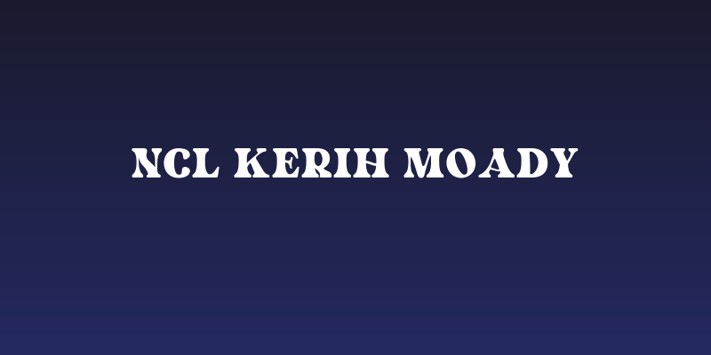 NCL Kerih Moady Social Header