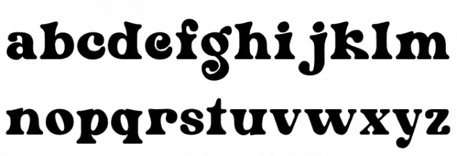 NCL Kerih Moady フォント 小文字