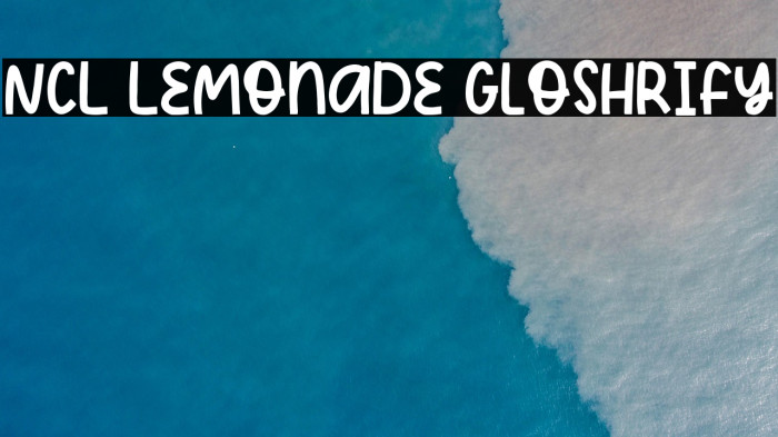 NCL Lemonade Gloshrify Example 1