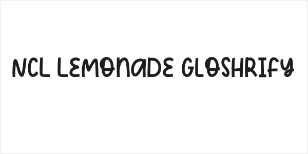 NCL Lemonade Gloshrify Logo