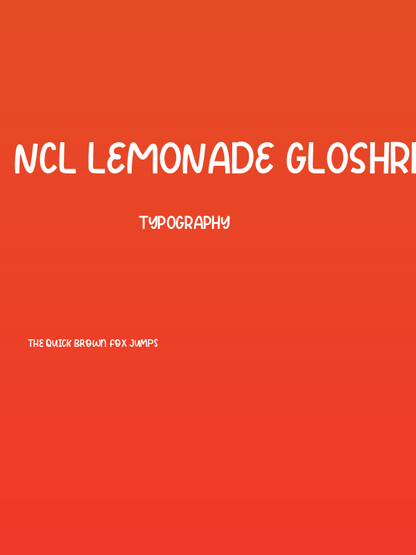 NCL Lemonade Gloshrify Poster