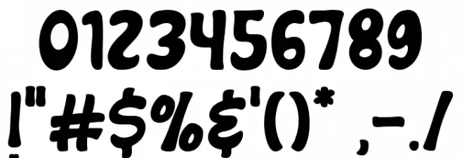 NCL Samoa Gardens Font OTHER CHARS