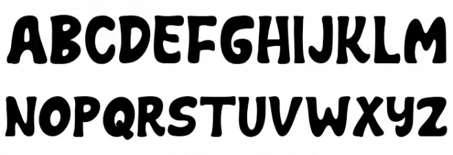 NCL Samoa Gardens Font LOWERCASE