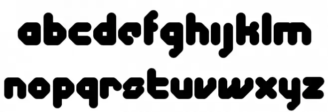 NCRV 1974 Font UPPERCASE