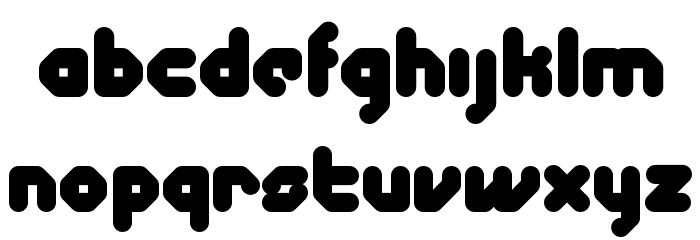 NCRV 1974 Font LOWERCASE