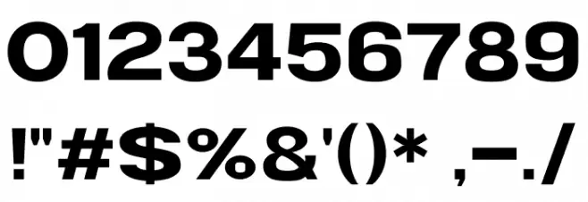 NCS Radhiumz Font OTHER CHARS