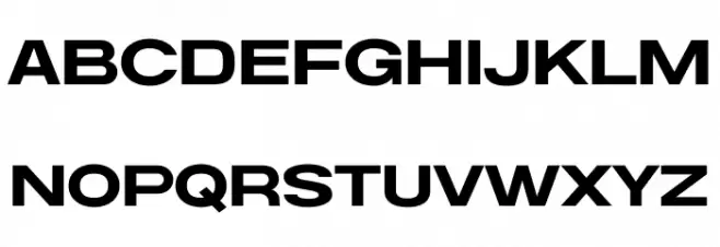 NCS Radhiumz Font UPPERCASE