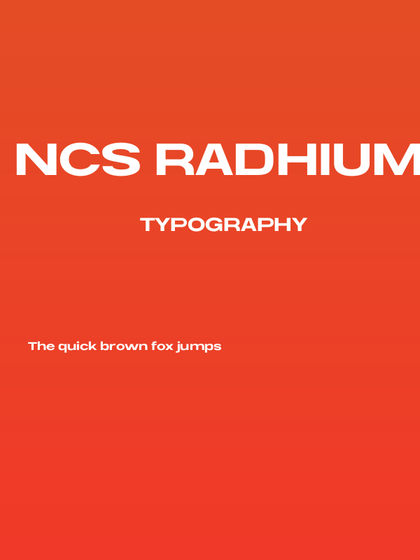 NCS Radhiumz Poster