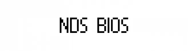 NDS BIOS  Fuentes Gratis Descargar