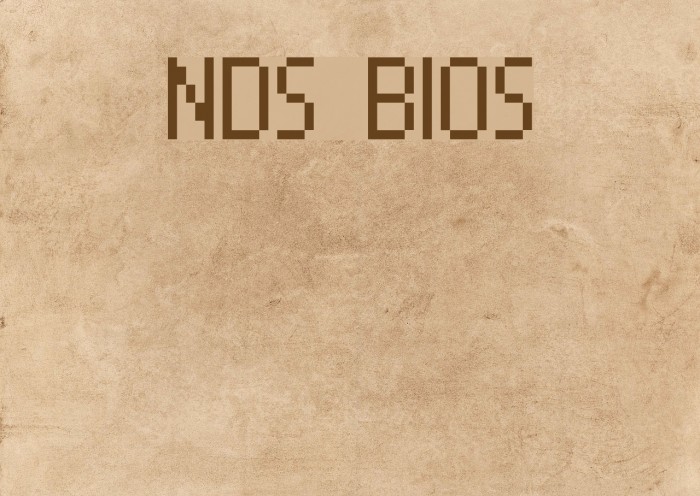 NDS BIOS Font examples